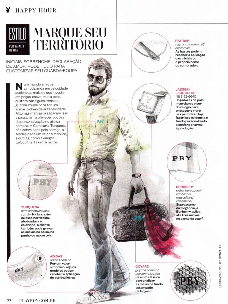 [camisaria-turquesa]-Grave suas iniciais na Camisa